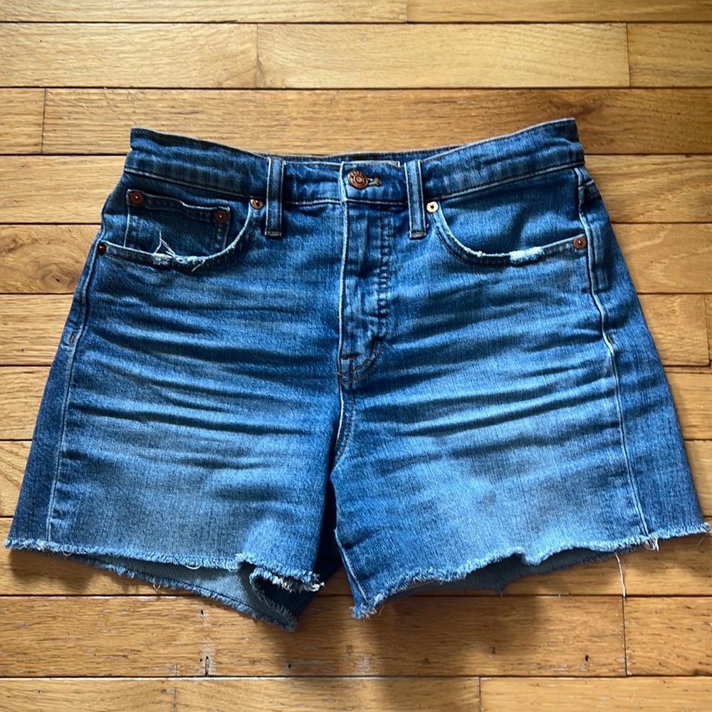 Madewell High Rise Denim Shorts, Size 26